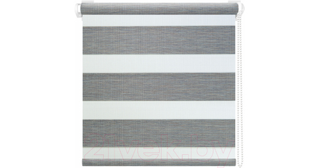 Рулонная штора День-Ночь серая 160