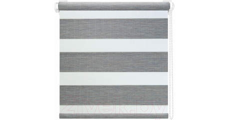 Рулонная штора День-Ночь серая 160